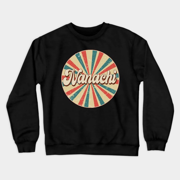 Circle Design Nanachi Proud Name Birthday Anime Crewneck Sweatshirt by Amir Dorsman Tribal